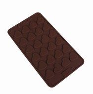 DGI MART 24-cavities Cute Lovely Cute Lovely Heart Shape Ice Sugar Chocolate Cake Decorative Silicone Mini Cube...