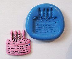 Cake Flexible Food Grade Silicone Push Mold for Polymer Clay, Resin,wax,miniature Food,sweets,plaster