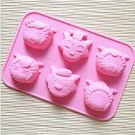 BST Cake Pan Fashiom Silicone Cake Mold Soap Chocolate Decorating Animal Ice Kitchen Bakeware Cooking Tools(Random...