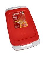 Pyrex Easy Grab 2-Quart Oblong Glass Bakeware Dish N2