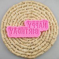 "3D Silicone HAPPY BIRTHDAY Fondant Cake Chocolate Mold Mould Birthday Decoration" shopping N5