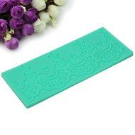 New Lace Shaped Chocolate Cake DIY Baking Tool Soft Silicone Mold Mould Mat Hot N2