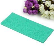 New Lace Shaped Chocolate Cake DIY Baking Tool Soft Silicone Mold Mould Mat Hot N3