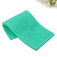New Lace Shaped Chocolate Cake DIY Baking Tool Soft Silicone Mold Mould Mat Hot N4