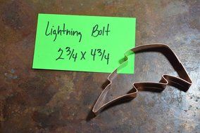 Lightning Bolt Strike Cookie Cutter N2