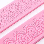 Lace 2pcs Silicone Mold Mould Sugar Craft Cake Fondant Cake Decorating Baking Tool #579 [version:x7.8] by DELIAWINTERFEL N9