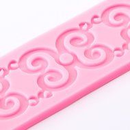 Lace 2pcs Silicone Mold Mould Sugar Craft Cake Fondant Cake Decorating Baking Tool #579 [version:x7.8] by DELIAWINTERFEL N14
