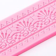 Lace 2pcs Silicone Mold Mould Sugar Craft Cake Fondant Cake Decorating Baking Tool #579 [version:x7.8] by DELIAWINTERFEL N16