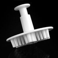 DUFUSTORE 3 Pcs Snowflake Fondant Cake Decorating Plunger Sugarcraft Cutter Mold N4