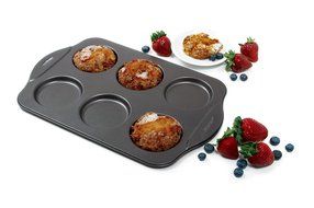 Kitchen, Dining &amp; Bar Nonstick Puffy Muffin Crown Pan 17&quot;x11&quot;