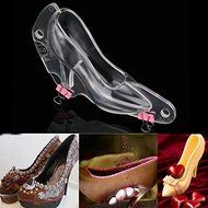 Mangocore High Heel Shoe Polycarbonate PC Chocolate Candy Mould Bundle 3D Molding Instructions Fondant Cake Mold...
