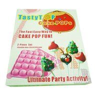 HeartShop 2-Piece Set 20 Holes Cake Pop Non-Stick Silicone Mold DIY Baking Tool N3