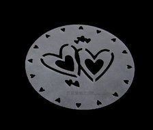 4Pcs/set Round Cake Fondant Craft Decorating Cutter Flower Heart Sugarcraft Mold N3