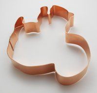 Sitting Squirrel Copper Cookie Cutter N2