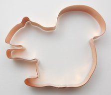 Sitting Squirrel Copper Cookie Cutter N3