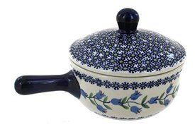 Polish Pottery Tulip Sauce Pot
