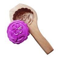 Dessert Baking Molds/Wooden Carving Baking Molds, Lovely Flower(18*9*2.4cm)
