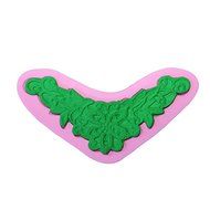 "Flower Fondant Lace Mold Silicone Cake Decorating Lace Mould" shopping N2