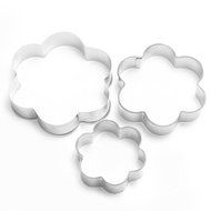 12Pcs Stainless Steel Cake Cookie Biscuit Egg Fondant Mould Mold Sugarcraft Cutter Cake Tools N4