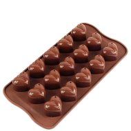 New 15 Hearts Shape Silicone Cake Bakeware Tools Chocolate Ice Mold Cake Decoration Jelly Pudding Kitchen Cooking