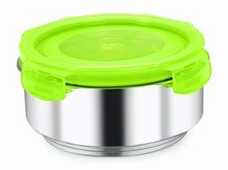 NanoNine Insulated Tiffin 4pc Lunch Pack FRUIT &amp; SALAD SS102 N3