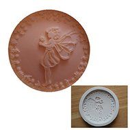 "Flower Fairy Shaped Silicone Mold Sugar Fondant Cake Decoration Soap Chocolate Biscuit Mould" shopping N2