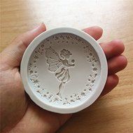 "Flower Fairy Shaped Silicone Mold Sugar Fondant Cake Decoration Soap Chocolate Biscuit Mould" shopping N3