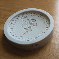 "Flower Fairy Shaped Silicone Mold Sugar Fondant Cake Decoration Soap Chocolate Biscuit Mould" shopping N6