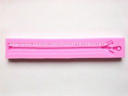 Zipper Silicone Mould for Fondant Cake Sugar Paste Cake Decoration 3d Cake Toppers Mold Soap Mold 22.73.91.2cm...
