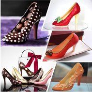 Lariy 3D DIY High Heel Shoe Chocolate Candy Cookies Baking Mold Cake Decorating Tool