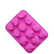 More RM 12 hole animal silicone cake mould pudding jelly mould handmade soap mold