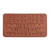 Number Baking Silicone Jelly Mold Mould Cake Muffin Cookie Chocolate shopping