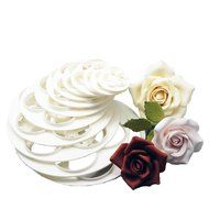 Funbase 6Pcs Rose Flower Petal Shape Mould Cake Sugarcraft Decorate Paste Cutter
