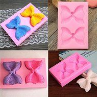 "Bakeware Silicone 3D Bowknot Flower Fondant Mold Cake Chocolate Jelly Mould" shopping N3
