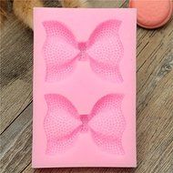 "Bakeware Silicone 3D Bowknot Flower Fondant Mold Cake Chocolate Jelly Mould" shopping N6