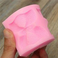 "Bakeware Silicone 3D Bowknot Flower Fondant Mold Cake Chocolate Jelly Mould" shopping N7