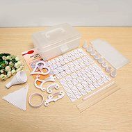 100 Pieces Cake Decorating Kit Cookie Muffin Icing Decoration Mold Set