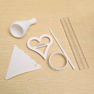 100 Pieces Cake Decorating Kit Cookie Muffin Icing Decoration Mold Set N4