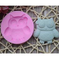"Cute Owl Silicone Fondant Mold Chocolate Polymer Clay Mould" shopping N2
