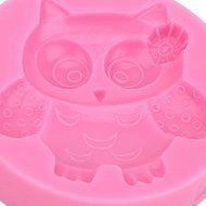 "Cute Owl Silicone Fondant Mold Chocolate Polymer Clay Mould" shopping N4