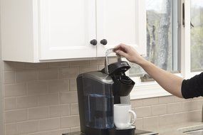 NIFTY 6475 Keurig Brewed Glass Top Storage Drawer, Chrome N4