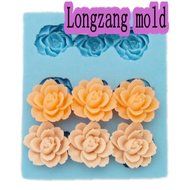 Longzang mini flowers F0019 Fondant Mold Silicone Sugar mini mold Craft Molds DIY Cake Decorating