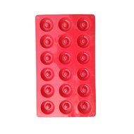 Fanhesheng 18-Cavity Silicone Fancy Bundt Cake, Muffin, Cupcake, Brownie and Cornbread Mold N4
