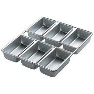 Bakeware Wilton Mini Bread Loaf 6 Cup Aluminum Pan New