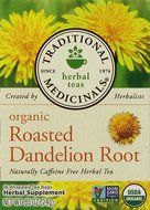 Traditional Medicinals Organic Roasted Dandelion Root Herbal Tea 2-Pack;32 Count.