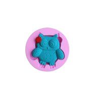 Cutoy Owl Design Silicone Cake Fondant Chocolete Jello Soap Candy Gum Paste Molds Clay Moulds DIY Decorating Tools N2