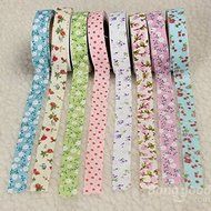 Saver Floral Fabric Tape Washi Masking Tape Decorative Tape DIY Tape Stickers N2
