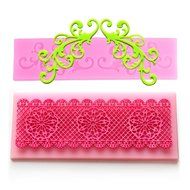 Lace Silicone Fondant Mold Wedding Cake Mould Decoration Baking Tool
