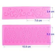Lace Silicone Fondant Mold Wedding Cake Mould Decoration Baking Tool N4