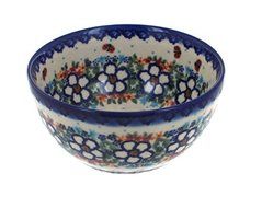 Polish Pottery Scarlett Dessert Bowl